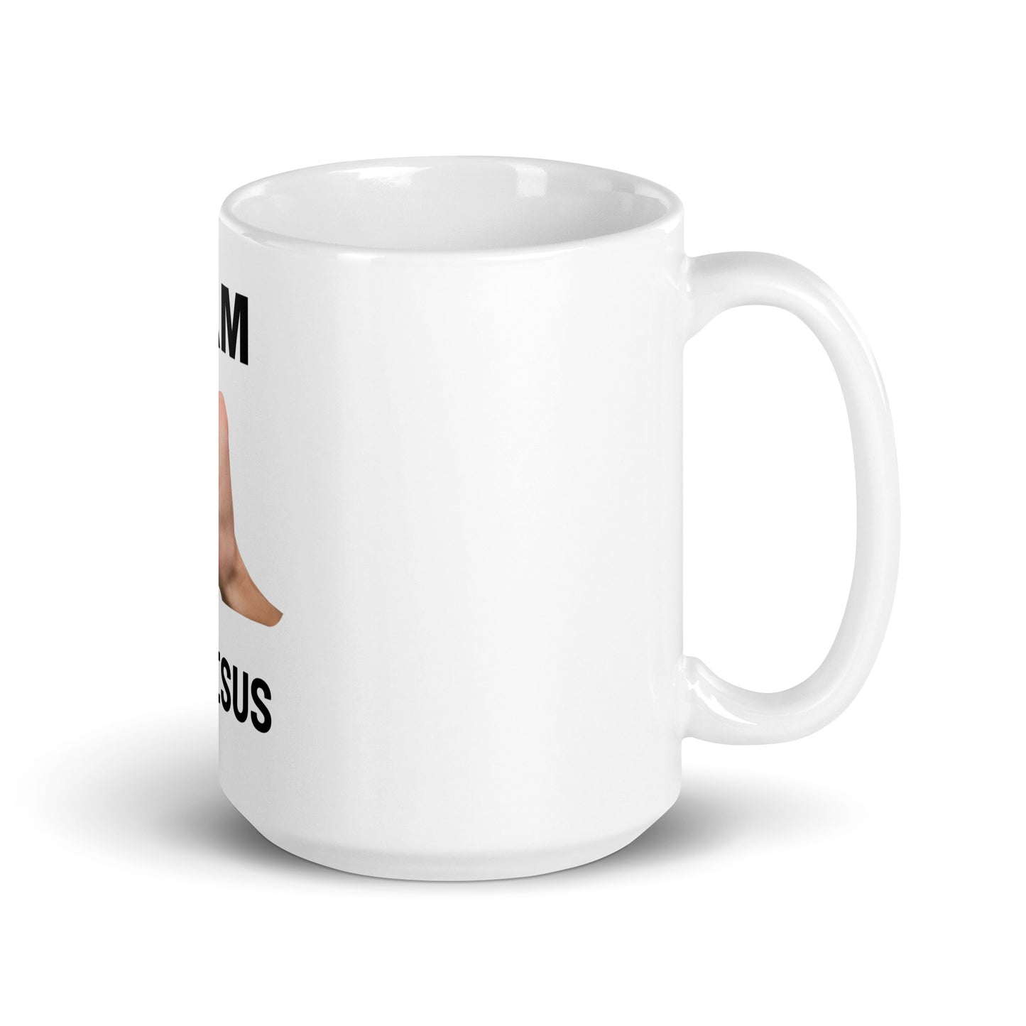 Im This Close To Jesus V2 - White Mug