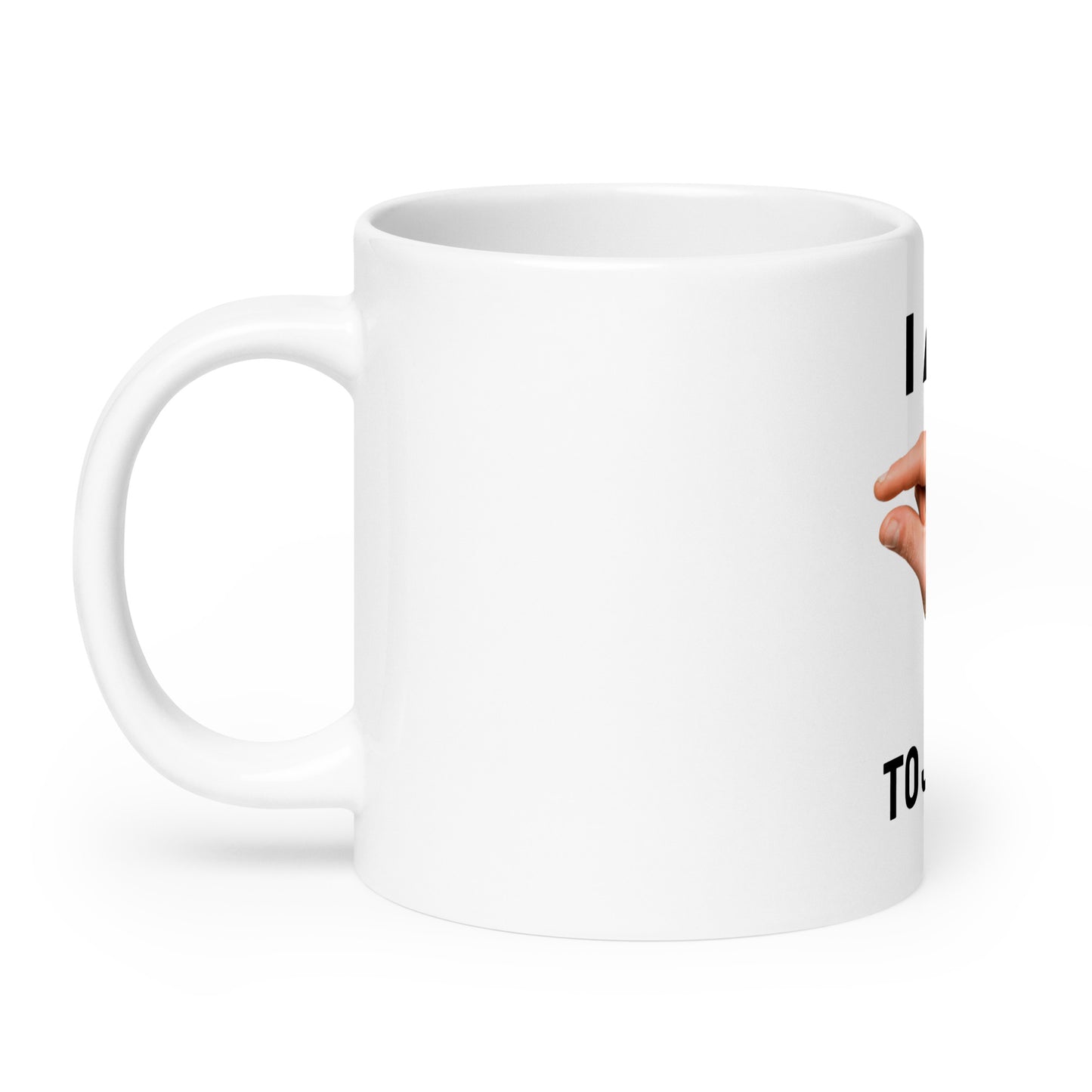 Im This Close To Jesus V2 - White Mug