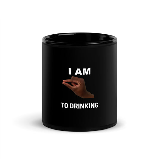 Im This Close to Drinking V1 - Black Mug