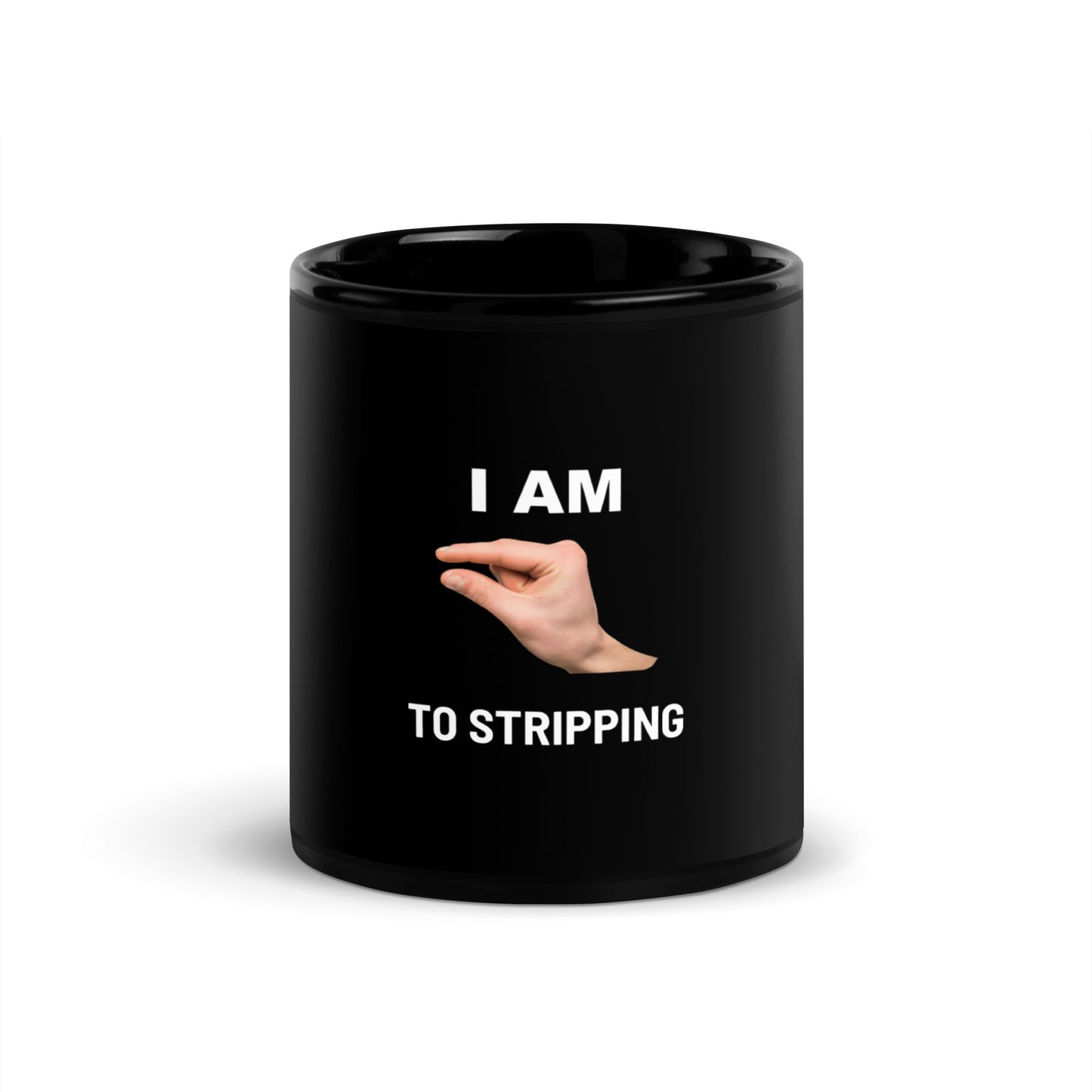 Im This Close to Stripping V2 - Black Mug