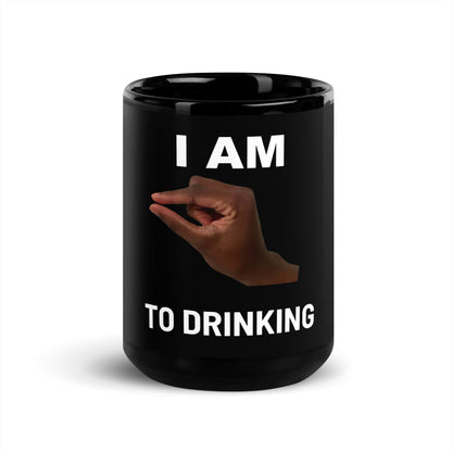 Im This Close to Drinking V1 - Black Mug