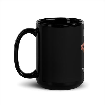 Im This Close to Jesus V1 - Black mug