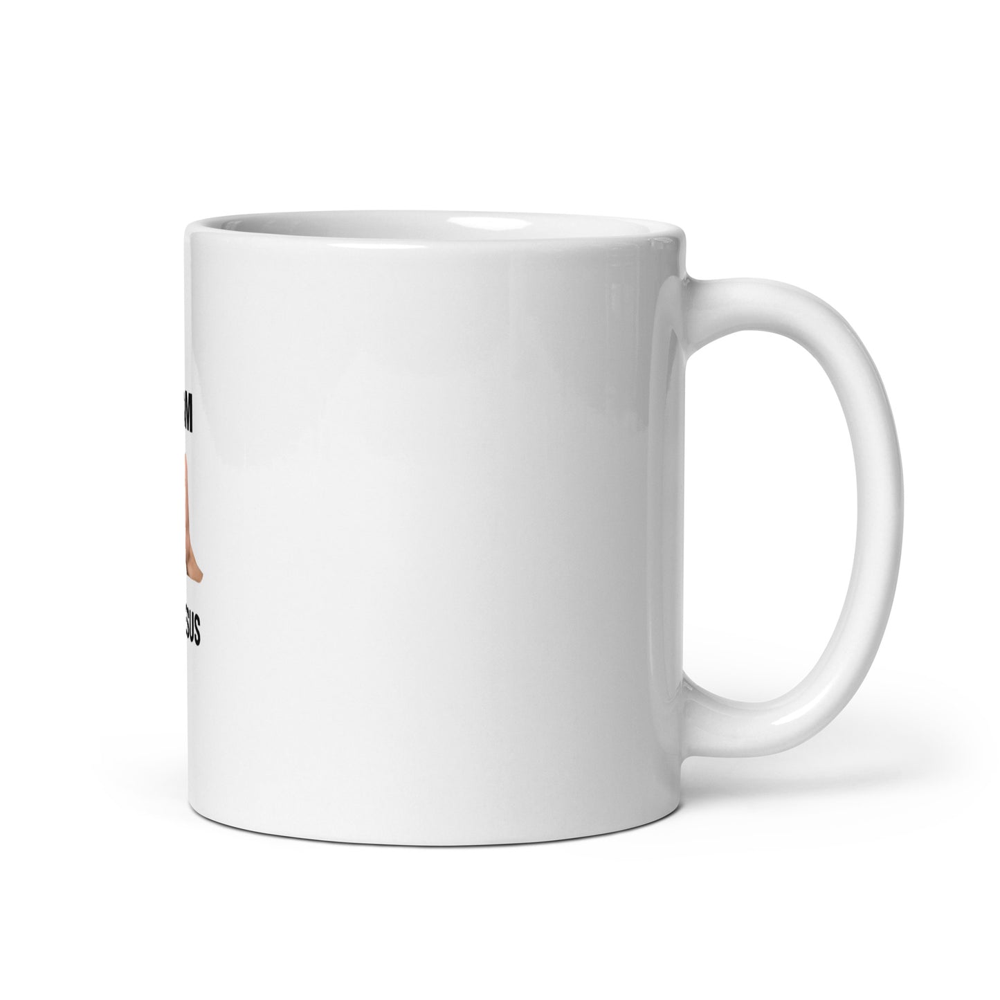 Im This Close To Jesus V2 - White Mug