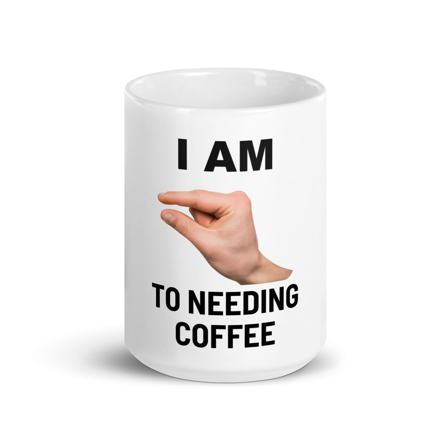 Im This Close To Needing Coffee V1 - White Mug