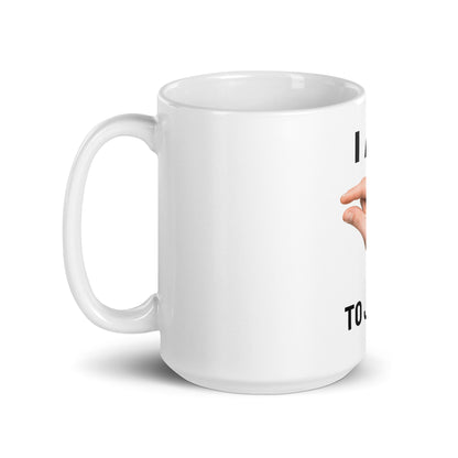 Im This Close To Jesus V2 - White Mug